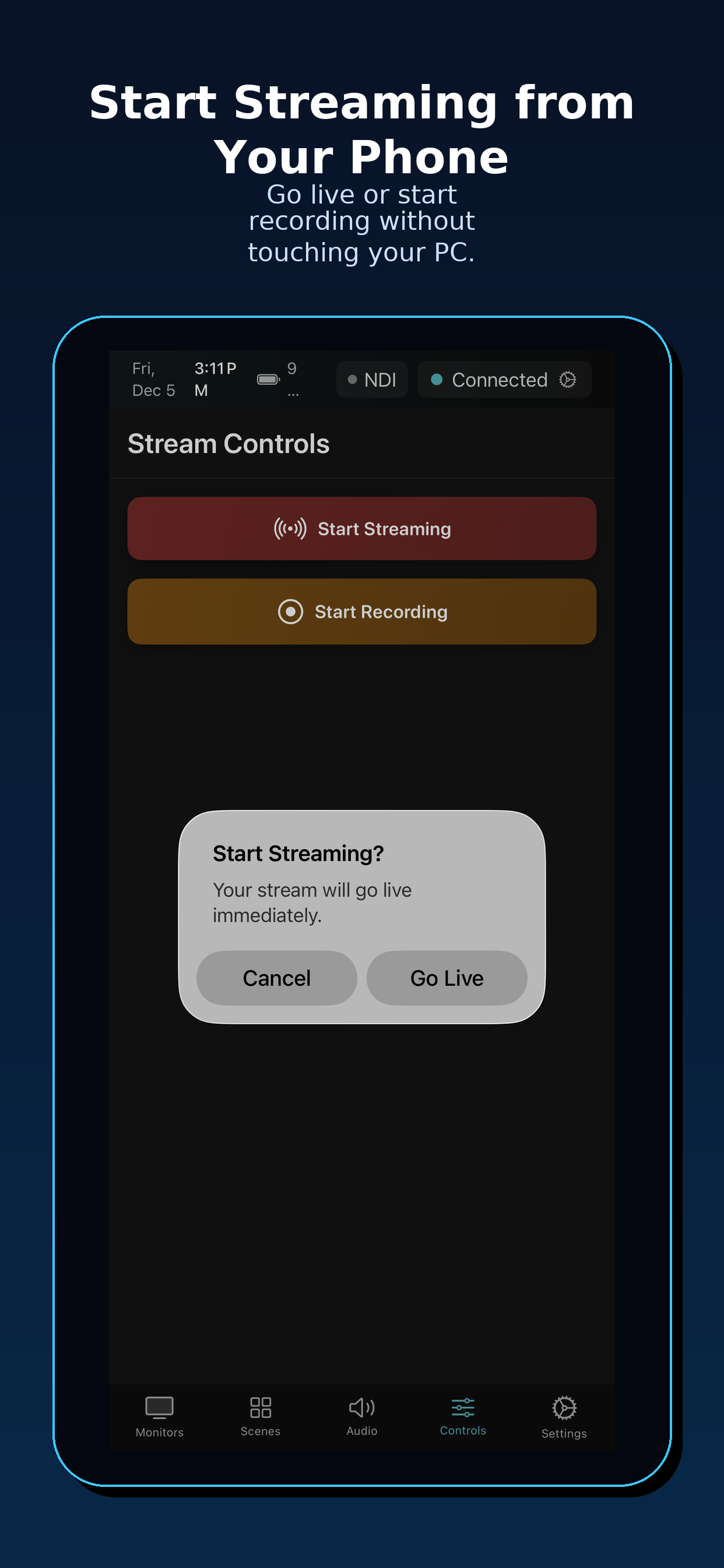 Producer Pad - Stream Controls